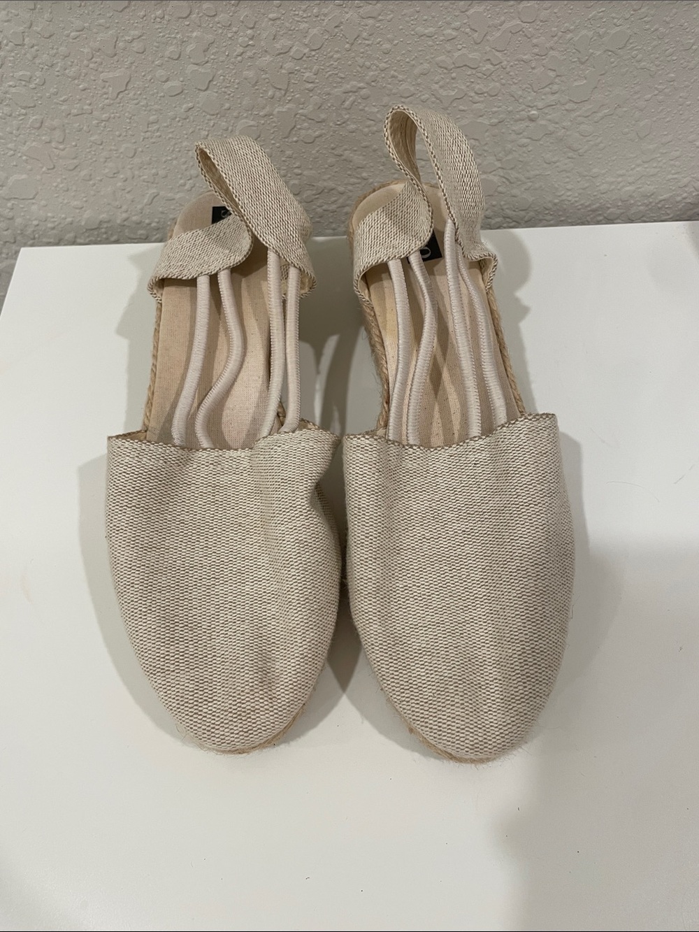 Sesto Meucci Natural Woven Slingback Espadrilles